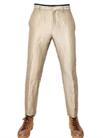 MARC JACOBS - COTTON TWILL TROUSERS - KHAKI/NAVY