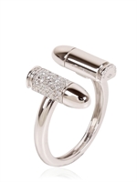 AKILLIS - MINI BANG BANG TOI ET MOI RING - WHITE DIAMONDS