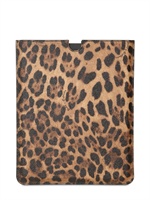 DOLCE & GABBANA - CUSTODIA PER IPAD IN PVC STAMPA LEOPARD - LEOPARDO