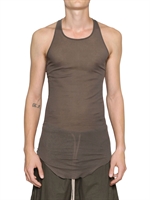 RICK OWENS - TANK TOP IN COTONE A COSTINE - DNA DUST
