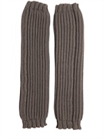 RICK OWENS - SCALDA MUSCOLI IN COTONE A COSTE - POLVERE