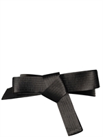 LANVIN - GÜRTEL AUS SEIDENSATIN MIT SCHLEIFE - SCHWARZ