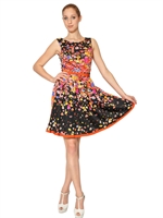 BLUGIRL - BEDRUCKTES KLEID AUS BAUMWOLLPOPELINE - MULTI