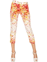 BLUGIRL - PRINTED COTTON POPLIN TROUSERS - MULTI