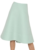 MARNI - GONNA IN SETA E COTONE - VERDE MENTA