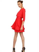 ANTONINO VALENTI - COTTON MACÒ KNIT CARDIGAN - CORAL