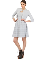 ANTONINO VALENTI - COTTON MACÒ KNIT CARDIGAN - LIGHT BLUE