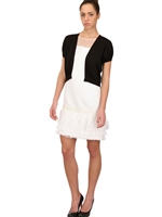 GIAMBATTISTA VALLI - WOOL SILK CASHMERE KNIT CARDIGAN - BLACK