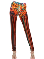 MARCOBOLOGNA - PRINTED LYCRA LEGGINGS - MULTI