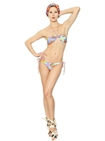 MSGM - PRINTED LYCRA BIKINI - MULTI