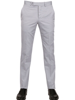ALEXANDER MCQUEEN - 19CM FINE SATIN COTTON TROUSERS - LIGHT BLUE