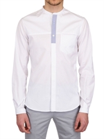 ALEXANDER MCQUEEN - BAUMWOLL POPLIN HEMD - WEIß