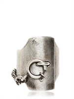 ANN DEMEULEMEESTER - SILVER CHAIN RING - SILVER
