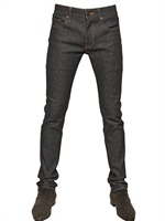 SAINT LAURENT - JEANS SUPER SKINNY IN DENIM STRETCH 16CM - BLUE MARINE