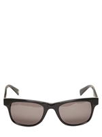 BALMAIN - MATTES METAL STERN LOGO ACETAT SONNENBRILLE - SCHWARZ