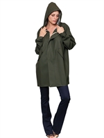 ELKA - WASSERFESTE CASUAL TECHNO- REGENJACKE - MILITÄRGRÜN