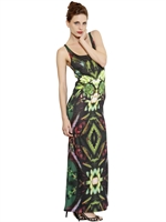 TOTHEM - JERSEY TRIPLE CACTUS PRINTED DRESS - MULTI