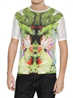TOTHEM - JERSEY T-SHIRT MIT FRÜCHTEDRUCK - MULTI WEIß