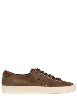 BUTTERO - SNEAKERS IN CAMOSCIO PERFORATO - TORTORA