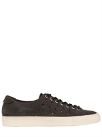 BUTTERO - SNEAKERS IN CAMOSCIO PERFORATO - GRIGIO