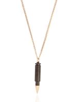AKILLIS - KALASHNIKOV KETTE MIT ANHÄNGER - ROSÉGOLD/SCHWAR
