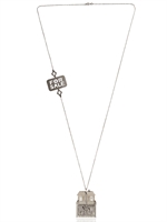 LOROETU - HOME FOR SALE SUNSHINE FAMILY NECKLACE - WHITE/BLACK