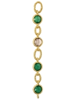 DANIELA DE MARCHI - BYZANTINE ARMBAND - GRÜN/GELB