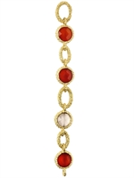 DANIELA DE MARCHI - BYZANTINE ARMBAND - ROT/GELB