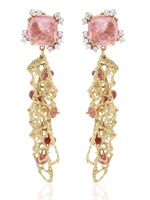 MAURO FELTER - PINK AFGHAN TOURMALINE EARRINGS - PINK TOURMALINE