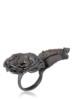 LEIVANKASH - OLIVIA ROSE RING - BLACK