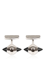 LARA BOHINC - DOUBLE EYE CUFFLINKS - SILVER