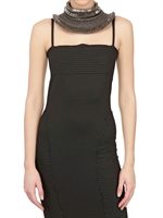 ANAIKKA - DARK AND SHINY METAL BEADS COLLAR - BLACK/ GREY