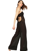 CHLOE' - TUTA IN CREPE DI VISCOSA - NERO