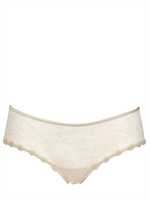 LA PERLA - CULOTTE IN TECHNO SETA E PIZZO - AVORIO