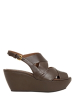 MARNI - ZEPPE IN PELLE 70MM - TORTORA