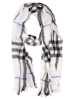 BURBERRY - RIESIGER KARIERTER SCHAL AUS KASCHMIRMISCHUNG - MULTI OFF WHITE