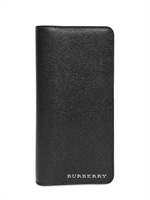 BURBERRY - CONTINENTAL LEDERBRIEFTASCHE - SCHWARZ