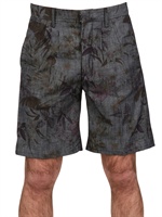 FORTELA - 30CM FLORAL PRINT CHAMBRAY SHORTS - MULTI