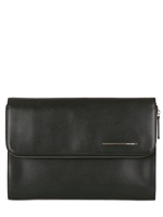 GIORGIO ARMANI - SAFFIANO LEATHER DOCUMENT HOLDER - BLACK