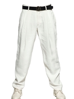 GIORGIO ARMANI - 19CM RAMIE BLEND TROUSERS - WHITE