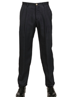 GIORGIO ARMANI - 19CM RAMIE BLEND TROUSERS - NAVY