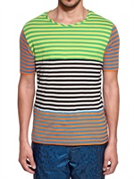 ADIDAS BY OPENING CEREMONY - GESTREIFTES BAUMWOLL JERSEY T-SHIRT - MULTI
