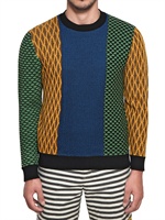 ADIDAS BY OPENING CEREMONY - MAGLIA PATCHWORK IN LANA MERINO - MULTICOLORE
