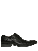 KARL LAGERFELD PARIS - SCARPE DERBY IN CAMOSCIO - NERO