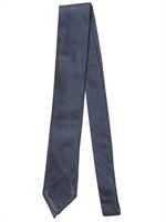 LARUSMIANI - SEVEN FOLD WOVEN SILK TIE - BLUE