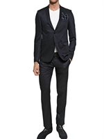 THE SUITS - ABITO IN RASATELLO DI COTONE - BLU