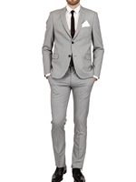 THE SUITS - ABITO IN MISTO VISCOSA PIED DE POULE - NERO/BIANCO