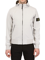 STONE ISLAND - GIACCA IN NYLON RESISTENTE ALL'ACQUA - ICE GREY
