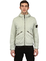 STONE ISLAND - GIACCA IN NYLON RESISTENTE ALL'ACQUA - GRIGIO CHIARO
