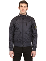 STONE ISLAND - BOMBER IN NYLON ANTI VENTO - BLU SCURO